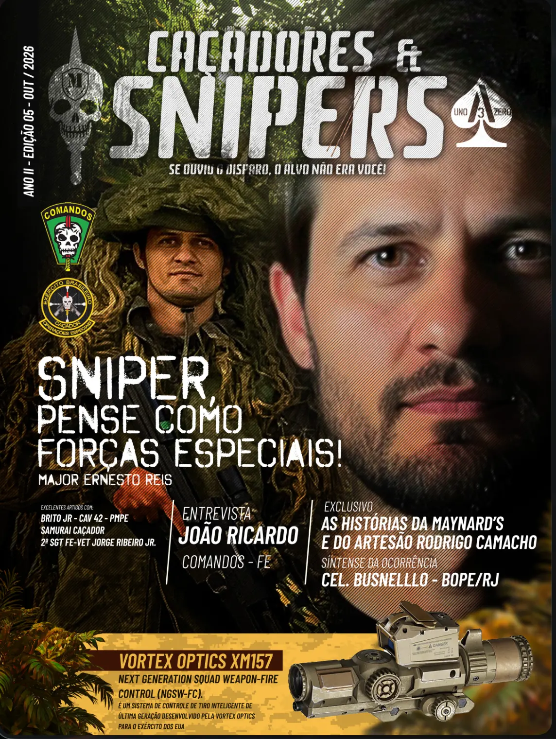 Capa da edição 05 — Caçadores & Snipers